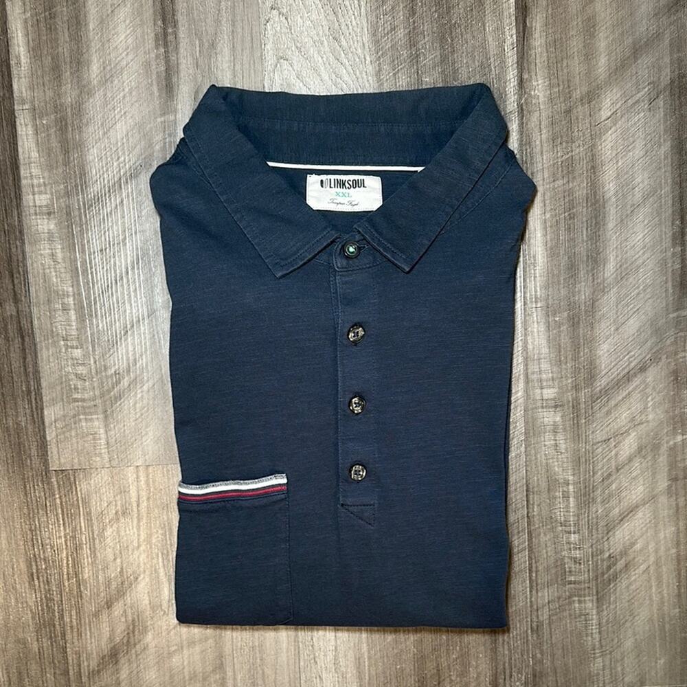 Linksoul Tempus Fugit Golf Pocket Polo - 2XL